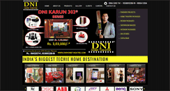 Desktop Screenshot of dnihometheatre.com