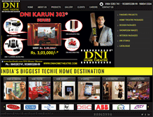 Tablet Screenshot of dnihometheatre.com